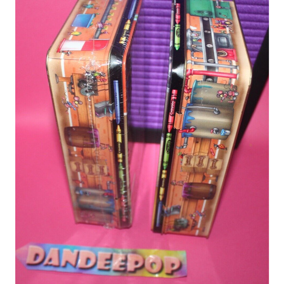 2 Crayola Vintage Tins With Retired Crayons And 64 Classic Nostalgia Box Sets - Picture 8 of 9